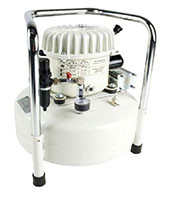 P 50-24 AL - 115 Volt (V) Voltage and 50/60 Hertz (Hz) Frequency Silent Oil Lubricated Air Compressor