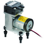 12 Volt (V) Rated Voltage and 21.75 Pound Per Square Inch Gauge (psig) Maximum Pressure Direct Current (DC) Air Diaphragm Pump