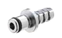20CB Series 1/8 Inch (in) Inside Diameter (ID) Tube Size Non-Valved and Valved In-Line Hose Barb Plug
