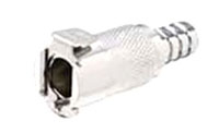 40CB Series 1/4 Inch (in) Inside Diameter (ID) Tube Non-Valved and Valved In-Line Hose Barb Socket