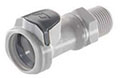60PP Series 3/8 Inch (in) Size Non-Valved and Valved Male Thread Socket