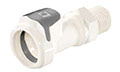 60PS Series 3/8 Inch (in) Size Non-Valved and Valved Male Thread Socket - 5