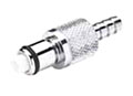 40CB Series 1/4 Inch (in) Inside Diameter (ID) Tube Size Non-Valved and Valved In-Line Hose Barb Plug