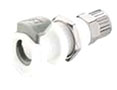 50AC Series 0.17 Inch (in) Inside Diameter (ID) Tube Size Non-Valved and Valved Panel Mount Poly-Tube Fitting (PTF) Socket